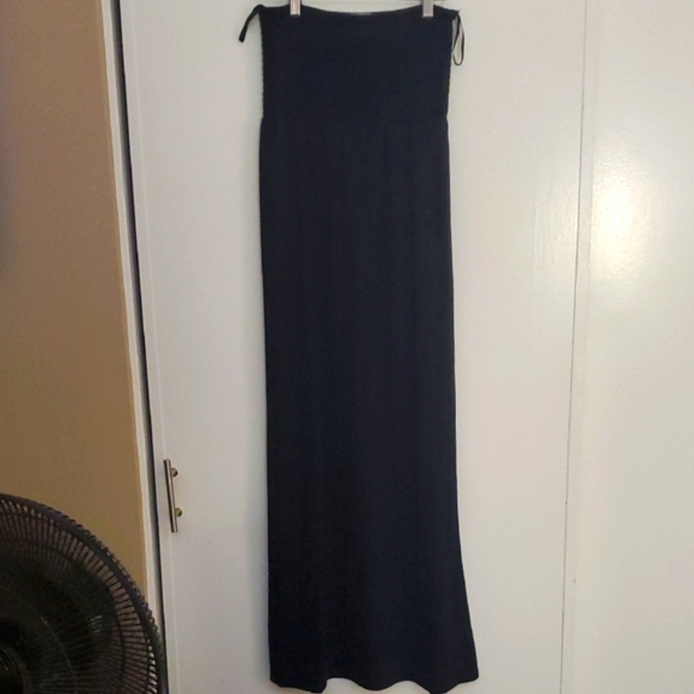 Papaya Classic Black Maxi Sleeveless Sunmer Dress